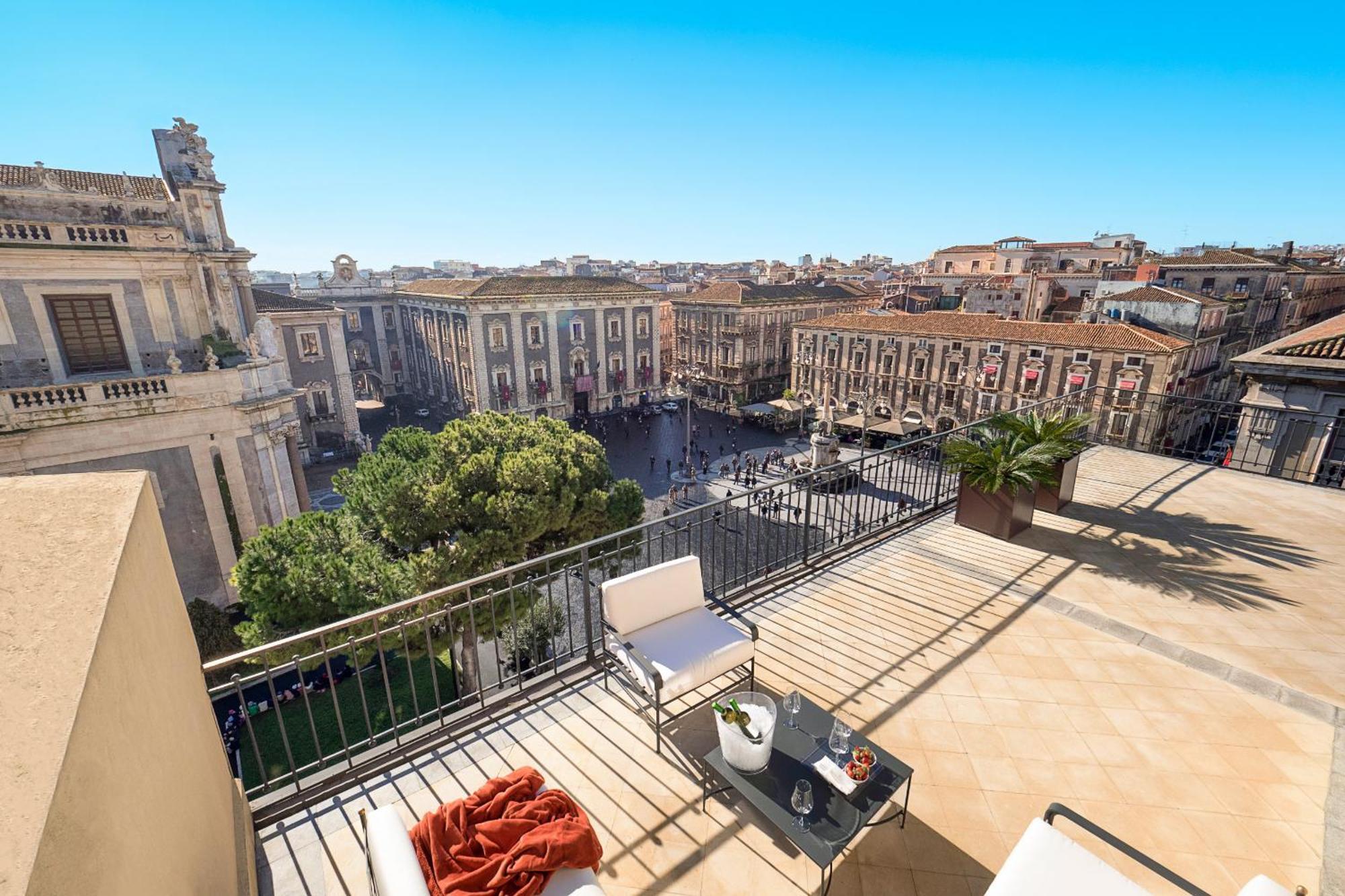 Appartamento Penthouse Duomo Aeroporto di Catania Fontana Rossa Esterno foto