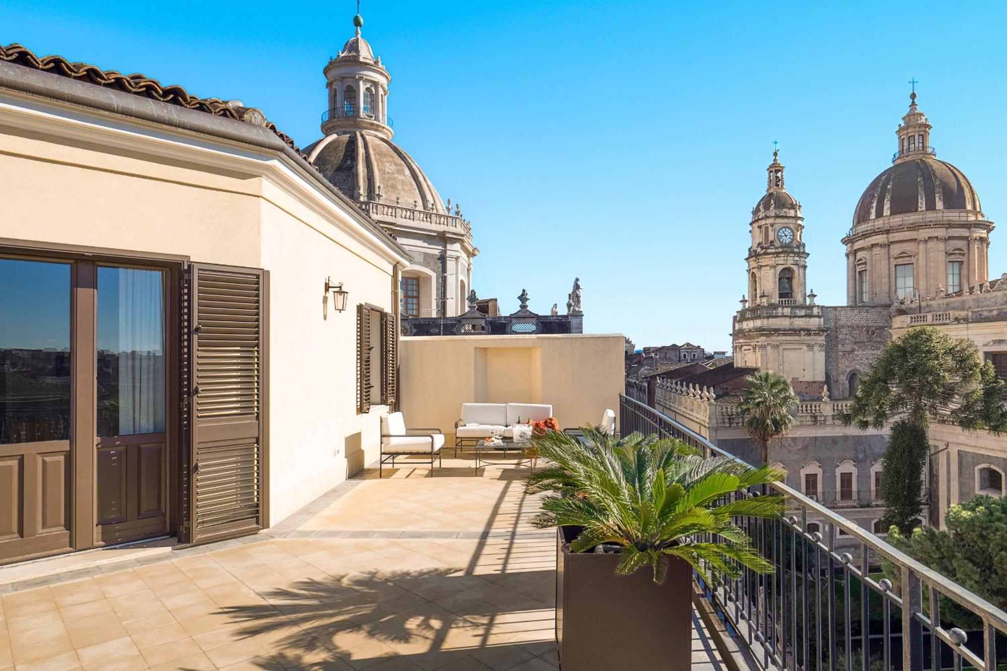 Appartamento Penthouse Duomo Aeroporto di Catania Fontana Rossa Esterno foto