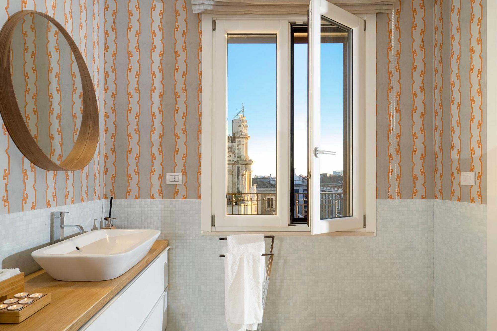 Appartamento Penthouse Duomo Aeroporto di Catania Fontana Rossa Esterno foto
