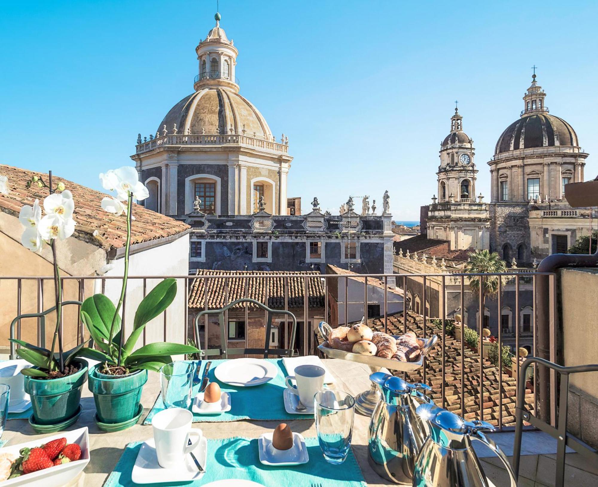 Appartamento Penthouse Duomo Aeroporto di Catania Fontana Rossa Esterno foto